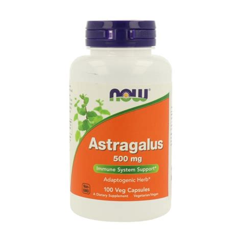 Comprar Astragalus 500 Mg 100 Cápsulas 500mg Now Naturitas