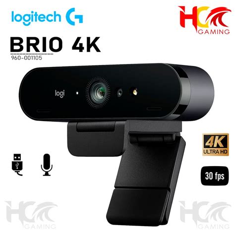 Logitech Brio 4K Ultra-HD Pro Business Webcam w/ Windows Hello IR — TAA-GOV (CIS-OPT) (BRIO-4K-PRO-TAA-GOV-CIS-OPT)