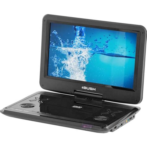 Bush 12 Inch Portable DVD Player Black Portable DVD Players DVD