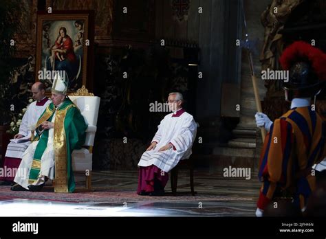 July Pope Francis Concelebrates With Cardinal Paul Richard