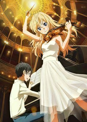 Shigatsu Wa Kimi No Uso Poster Picture Metal Print Paint By Gondt