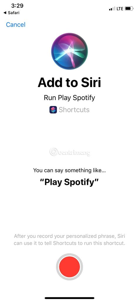 C Ch S D Ng Siri Shortcuts V I Spotify Quantrimang