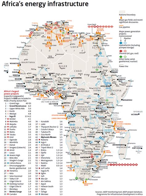 Africa Mineral Resources Map - My Maps