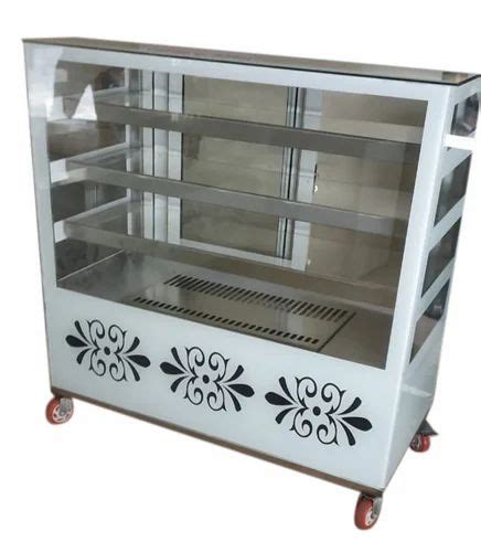 Stainless Steel And Glass Cake Display Counter For Bakery At Rs 14000