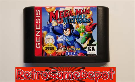 Mega Man Wily Wars Sega Genesis Etsy Canada