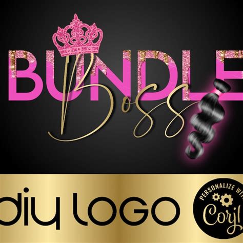 Hair Extension Logo Etsy