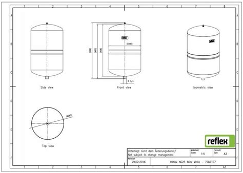 Reflex Naczynie Przeponowe NG 25L CO 6 BAR białe 7260107 Opinie i