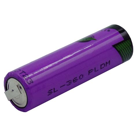 Tadiran SL360 T 3 6V Lithium Batterie AA Mignon mit Lötfahne in U Form