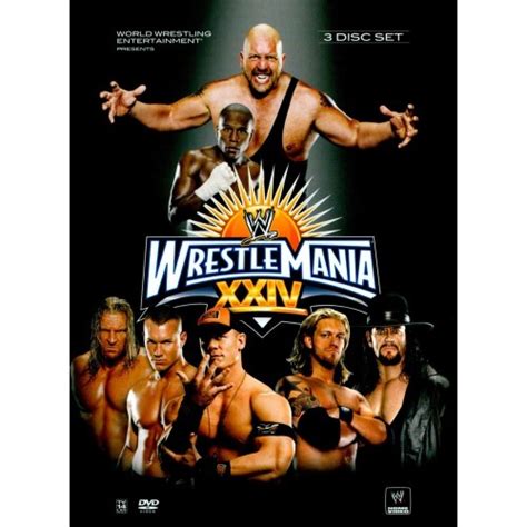 Wwe Wrestlemania Xxiv Disc Dvd Set Double Jump Video Games