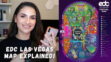 Edc Las Vegas Festival Map What S New For Youtube