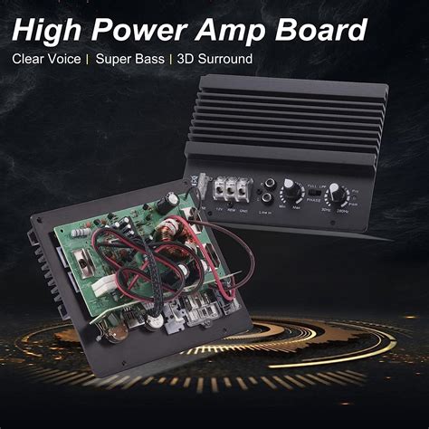 12v 1000w Car Audio High Power Amplifier Amp Board Powerful Subwoofer