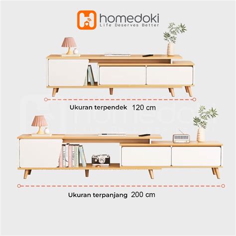 Homedoki Meja Tv Rak Tv Lemari Tv Meja Tv Minimalis Modern Meja