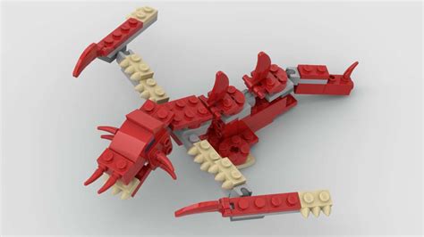 Lego Moc 31088 Dragon Fight By Brickintelligence Rebrickable Build