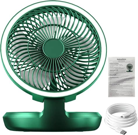 Amazon Mini Oscillating Desk Fan Small USB Fan Quiet Personal