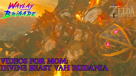 Divine Beast Vah Rudania Legend Of Zelda Breath Of The Wild Botw