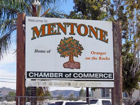 Geographically Yours Welcome: Mentone, California