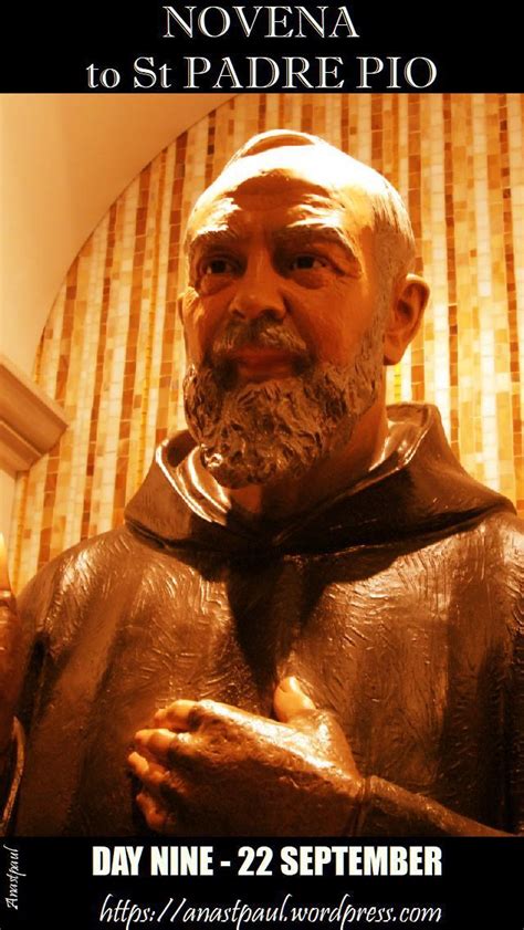 Novena To St Padre Piost Pius Of Pietrelcina The Light Of Faith