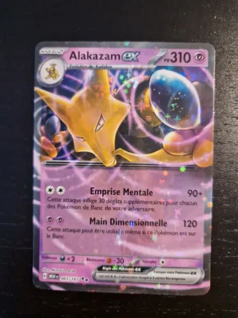 Carte Pok Mon Alakazam Ex Ultra Rare Ev Carlate Et Violet