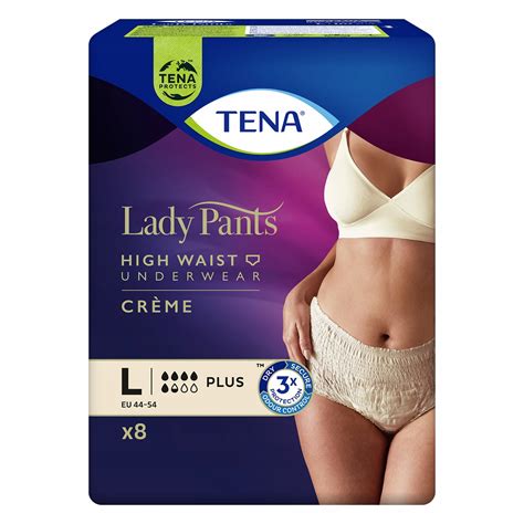 Majtki chłonne TENA Lady Pants Creme L 8szt 13670005339 Allegro pl