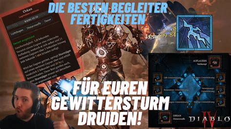 Diablo 4 Season 3 Begleiter besten Skills für euren Gewittersturm