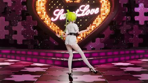 Hatsune Miku Undress Dance Roki Song Hentai Big Boobs Mmd D Blonde Hair Color Edit Smixix