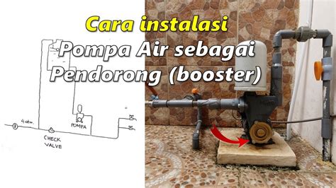 Hemat Listrik Cara Merangkai Instalasi Pompa Air Sebagai Pendorong