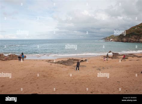 Grev De Lecq Beach On A Warm October Day Stock Photo Alamy