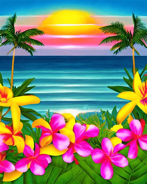 Hawaiian Sunrise Wallpaper