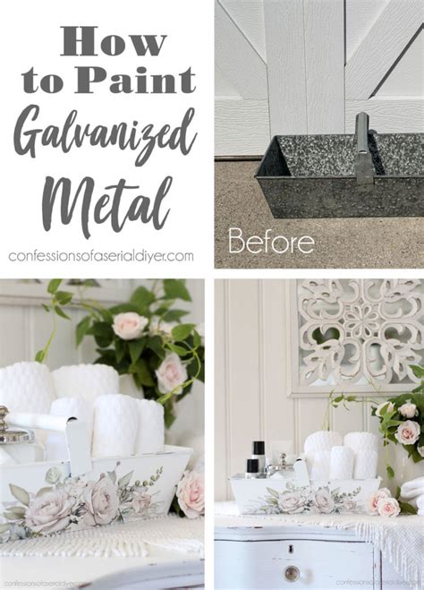 How To Paint Galvanized Metal Artofit