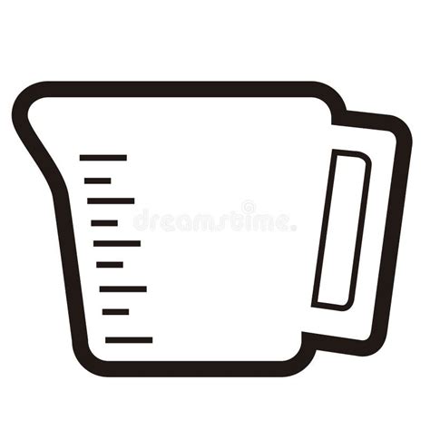 Measuring Cup Icon Stock Vector Illustration Of Tool