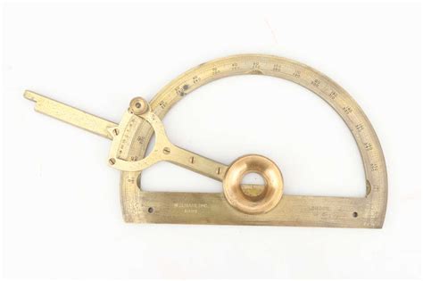 Lot 267 - A Vernier Protractor,