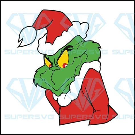 The Grinch Patch Christmas Svg The Grinch Svg Dxf Png Digital