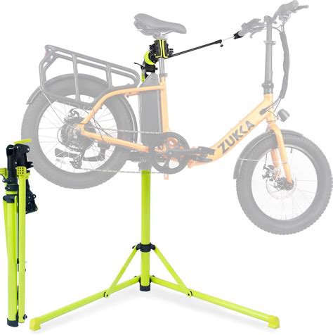 amazoncom  bike stand repair max  lbs foldable bike stand