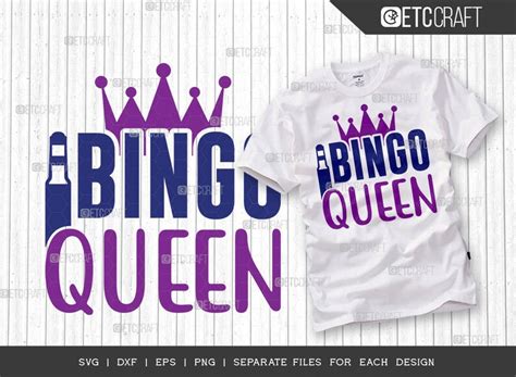 Bingo Queen SVG Bundle Bingo Svg Bingo Gift Svg Bingo Games - Etsy Canada