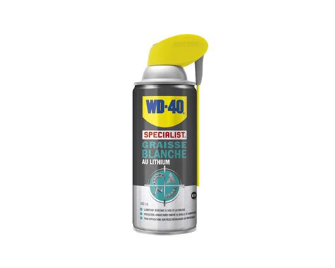 WD 40 spécialist graisse blanche lithium aérosol de 400 ml