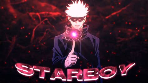 Starboy Jujutsu Kaisen Gojo Satoru Amv Edit Youtube