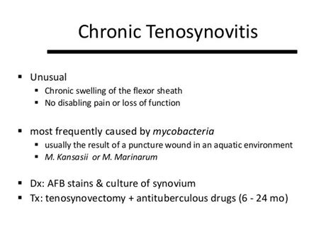 Flexor Tenosynovitis