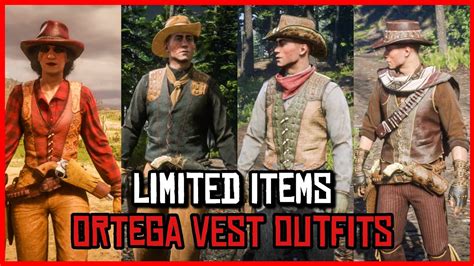 Red Dead Online Ortega Vest Outfits Limited Items Outfits 22 Youtube