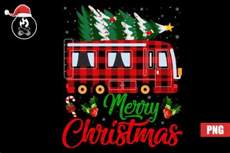 Camping RV Merry Christmas Graphic By Campfire Stories Creative Fabrica