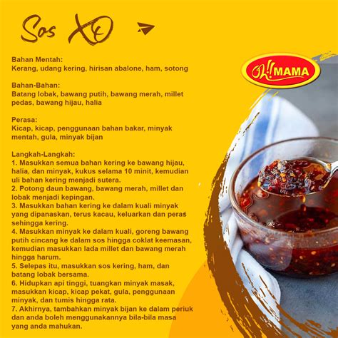 Recipe 6 Jenis Special Sos – Oh!!MAMA