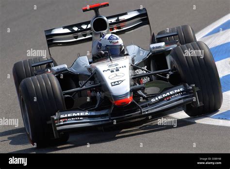 Formule 1 Action David Coulthard Banque De Photographies Et Dimages à