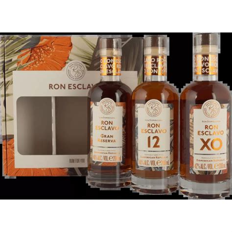 Coffret Rhum Esclavo XO 12 Et 15 Ans XO Cask 4x20cl