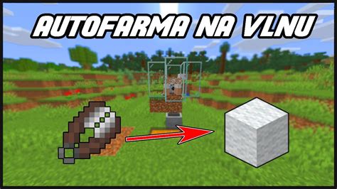 Minecraft N Vody Jednoduch Automatick Farma Na Vlnu Youtube