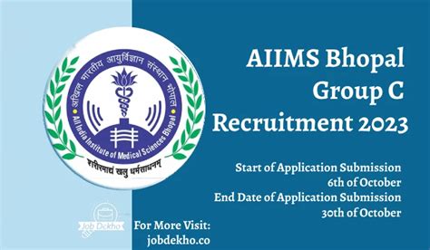 Aiims Bhopal Group C Recruitment Apply Now Job Dekho