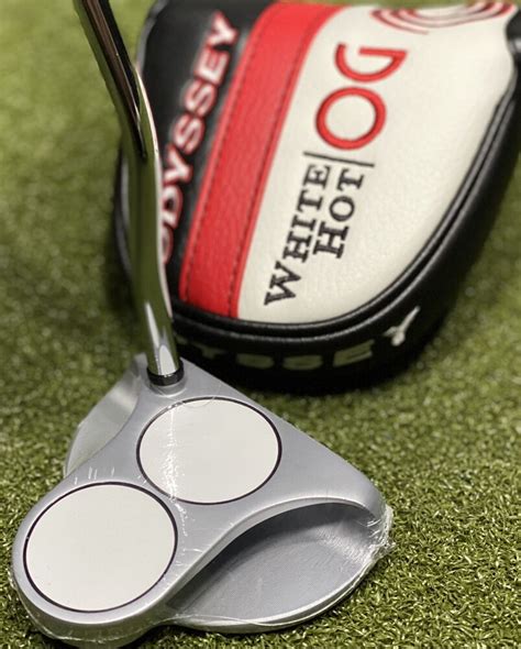 Odyssey White Hot OG 2 Ball Mallet Putter RH 34 Inch W Headcover New 85256 SidelineSwap