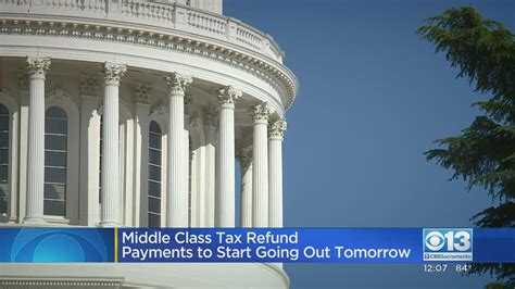 Californias Middle Class Tax Refund Payments To Start Going Out Friday Youtube