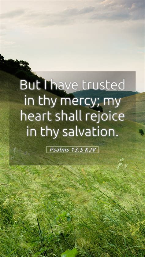 Psalms Kjv Desktop Wallpaper But I Have Trusted In Thy Off