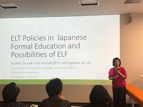 Presentation By Dr Ayako Suzuki ELT Policies In Japanese Formal