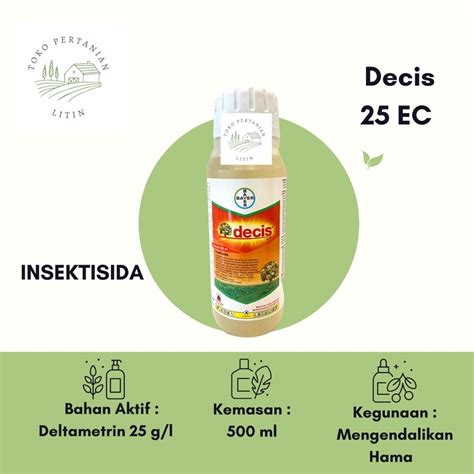 Jual Decis 25 EC 500 Ml Insektisida Mengendalikan Hama Tanaman