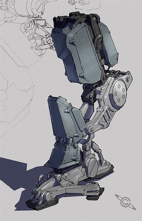 Mech Leg By MeckanicalMind On DeviantArt